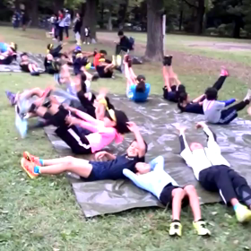 体幹トレーニング①の画像