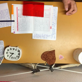 ~勉強風景~の画像