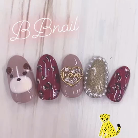 レオパードネイルの画像