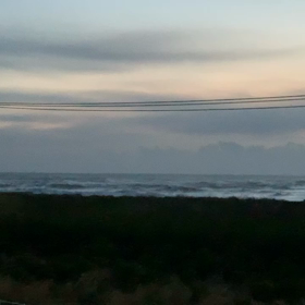 1月19日千葉北、東浪見の朝の波の画像