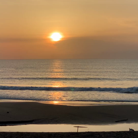 5月5日千葉北、東浪見の朝の波の画像