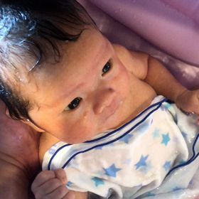 【0m25d】パパとお風呂。の画像