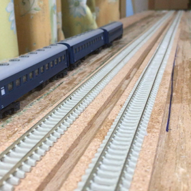 Nゲージレイアウト周回運転可能に！！の画像