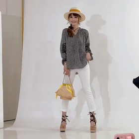 アンドラブ　&LOVEさらりと快適な美脚ストレッチパンツ　ベージュLL さらりと快適な美脚ストレッチパンツ 本日0時＆LOVEショー