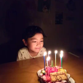 みーちゃんの誕生日の画像