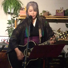 島崎智子とミカジョーとジャンベの画像