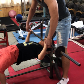 6歳のベンチプレスの画像