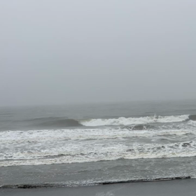 5月23日千葉北、東浪見の朝の波の画像