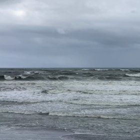 6月14日千葉北、東浪見の朝の波の画像