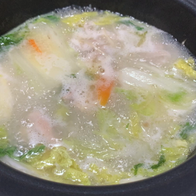 昨夜も鍋の画像