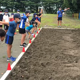 9月5日 立ち幅跳び①の画像