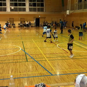 今日のバスケ練習(20190828)の画像