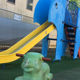 病院の帰り道の画像