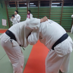 白熱した乱取りの画像