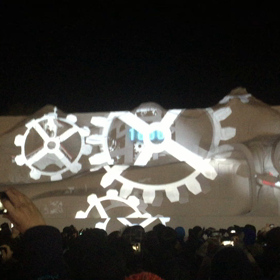 北海道・雪まつりの旅 プロジェクションマッピング④の画像