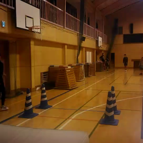 川越小練習 走り幅跳び(室内)②の画像