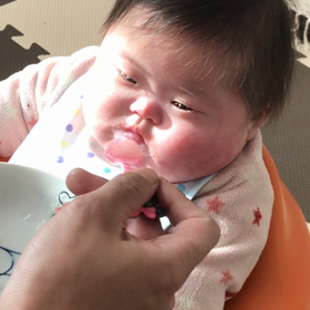 離乳食開始！の画像