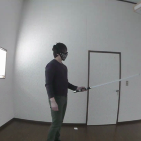 ライトセーバーで遊ぶ♪の画像