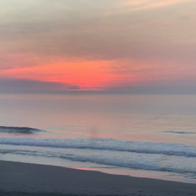 6月28日千葉北、東浪見の朝の波の画像