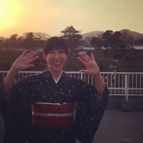 本日の旅館屋上よりの画像