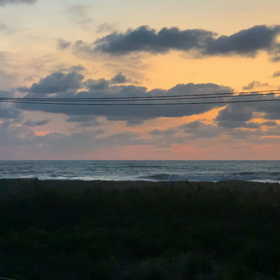 4月17日千葉北、東浪見の朝の波の 画像