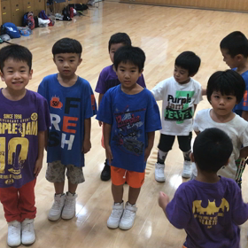 ボーイズ幼児の挨拶からのーーーの画像