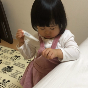 体温計の使い方の画像