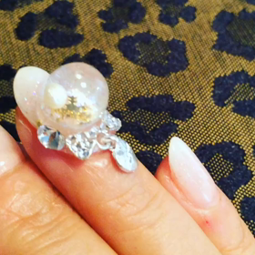 スノードームネイルはスゴイwwの画像