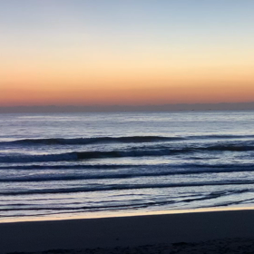 11月26日千葉北、東浪見の朝の波の画像