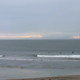 8月22日千葉北、東浪見の朝の波の画像