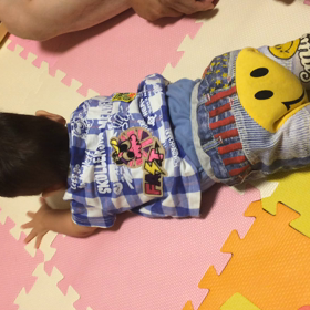 ず、ずり這いしました〜*\(^o^)/*の画像