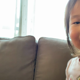 先輩をリスペクトする娘ちゃんの画像