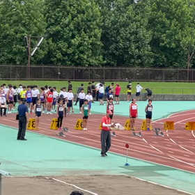 川越選手権100m⑩の画像