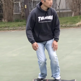 通勤途中のスケート　　その1の画像