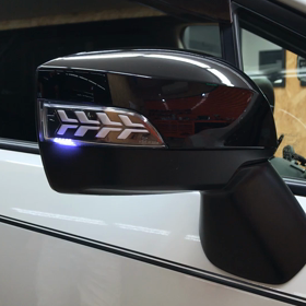 GP7 インプレッサ　シーケンシャルドアミラーウィンカーキット＆格納取付②の画像