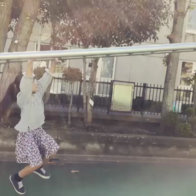 学芸会 と 妹ちゃんのうんていの画像