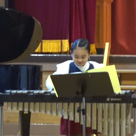 華、一年生、音楽会の画像