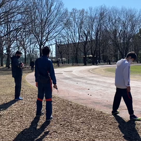 男子Bリレー練習②の画像