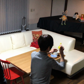 トレーニングのあとの画像