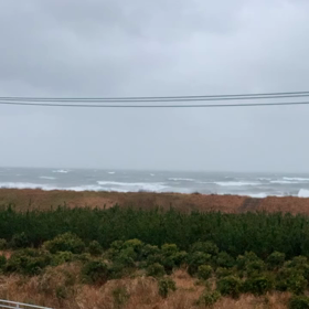 1月18日千葉北、東浪見の朝の波の画像