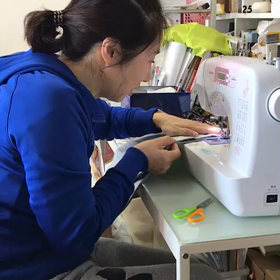 ちゃんと縫ってます（笑）の画像