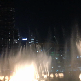ドバイファウンテンの動画の画像
