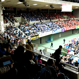 熱すぎる一部の観客の画像