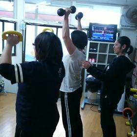 筋トレ女子の画像