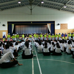 部活 壮行会の画像