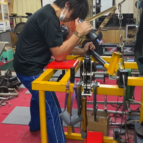 昨日の左手君の補強の画像