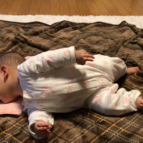 5m8d 寝返り記念日♡の画像