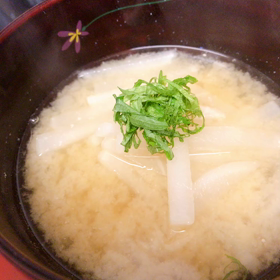 大根のお味噌汁の画像