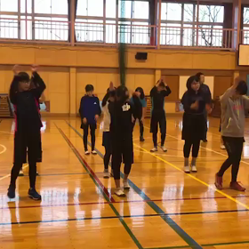 川越小練習 ウォーミングアップ①の画像