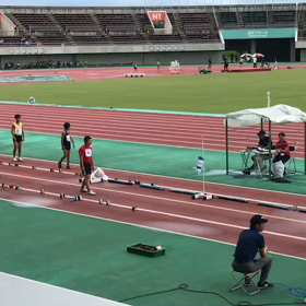 男子走り幅跳び 本間くん②の画像